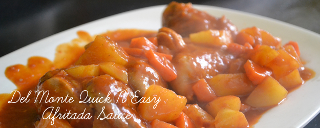 You are currently viewing Saucy Chicken Afritada with Del Monte Quick N Easy Afritada Sauce