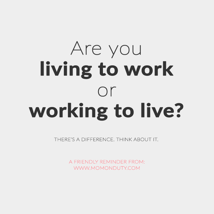 You are currently viewing Are you working to live or living to work?
