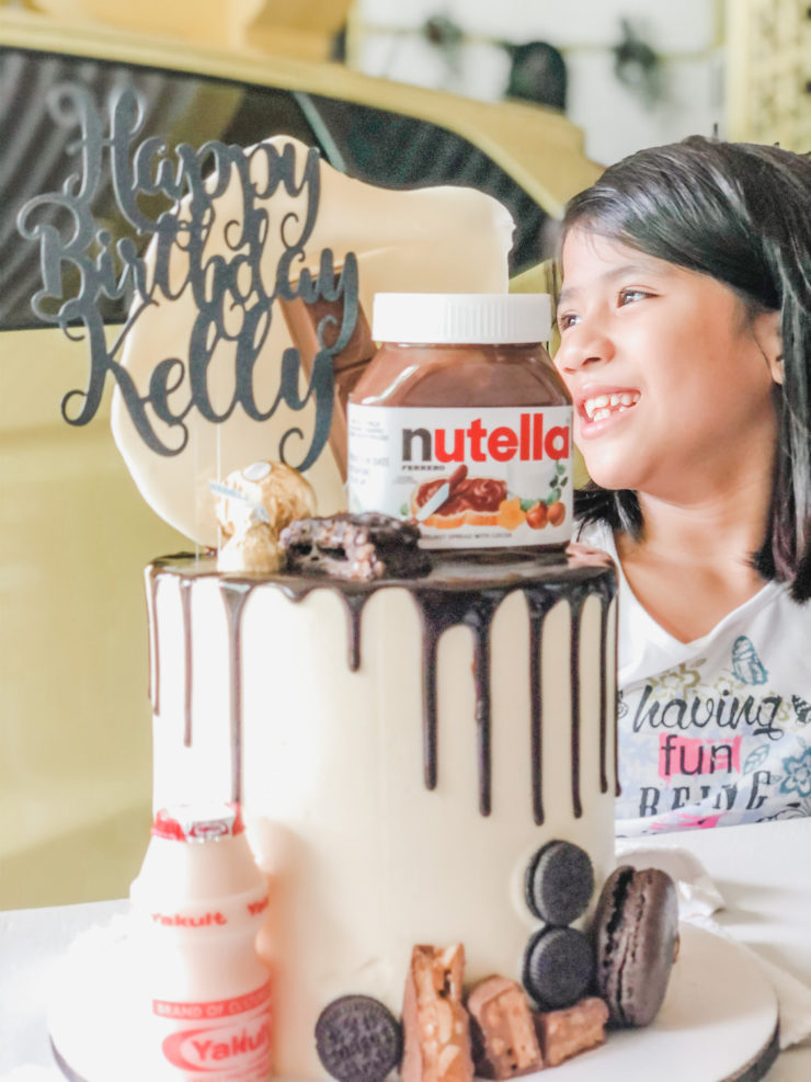 Nutella Cake at Kelly's Birthday